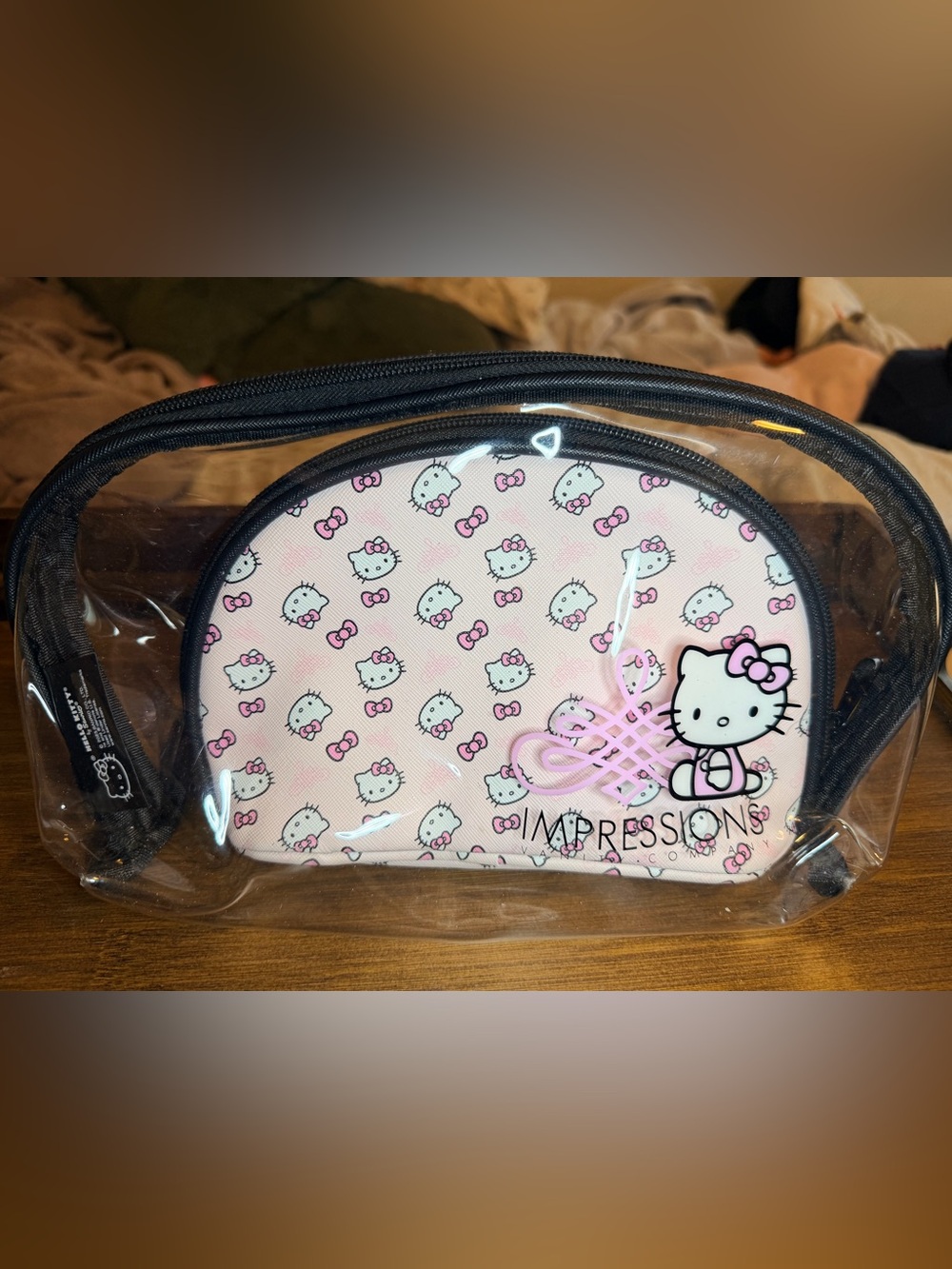 Hello Kitty Pink Cosmetic Pouch by Impressionz - Picture 2 of 3